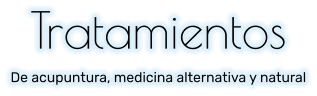 Tratamientos De acupuntura, medicina alternativa y natural