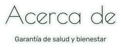 Acerca de Garantía de salud y bienestar